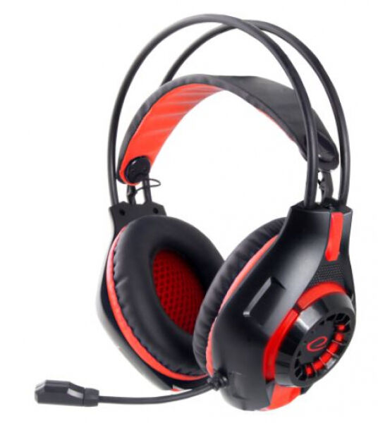 Esperanza EGH420R - Headset - Schwarz/Rot