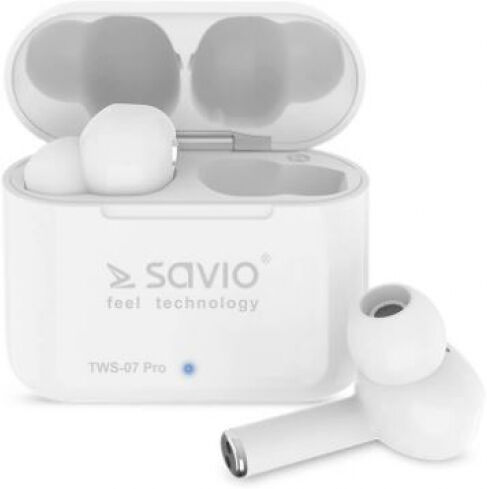 Savio TWS-07 PRO - Bluetooth InEar-Kopfhörer - Weiss