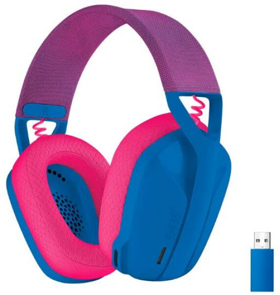 Logitech G435 LightSpeed Wireless Headset - Blau/Pink