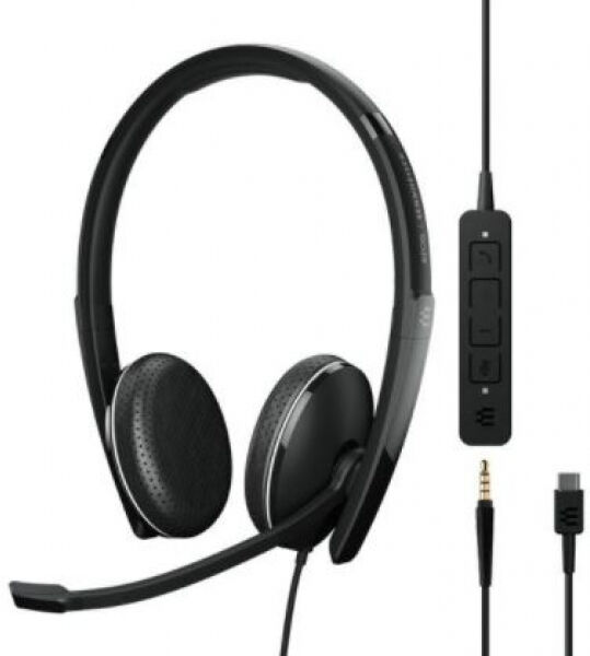 Epos/Sennheiser ADAPT 165 II Duo 3.5mm Klinke + USB-C - Stereo-Headset