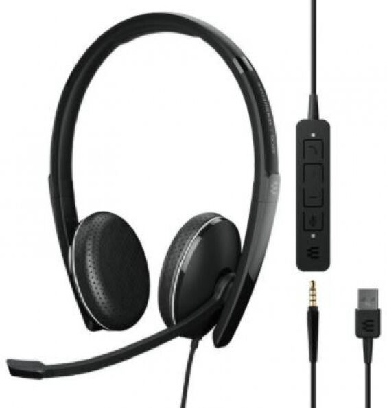 Epos/Sennheiser ADAPT 165 II Duo 3.5mm Klinke + USB-A - Stereo-Headset