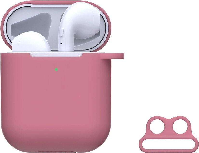 Devia Pouzdro pro sluchátka AirPods - Devia, Naked Case Pink