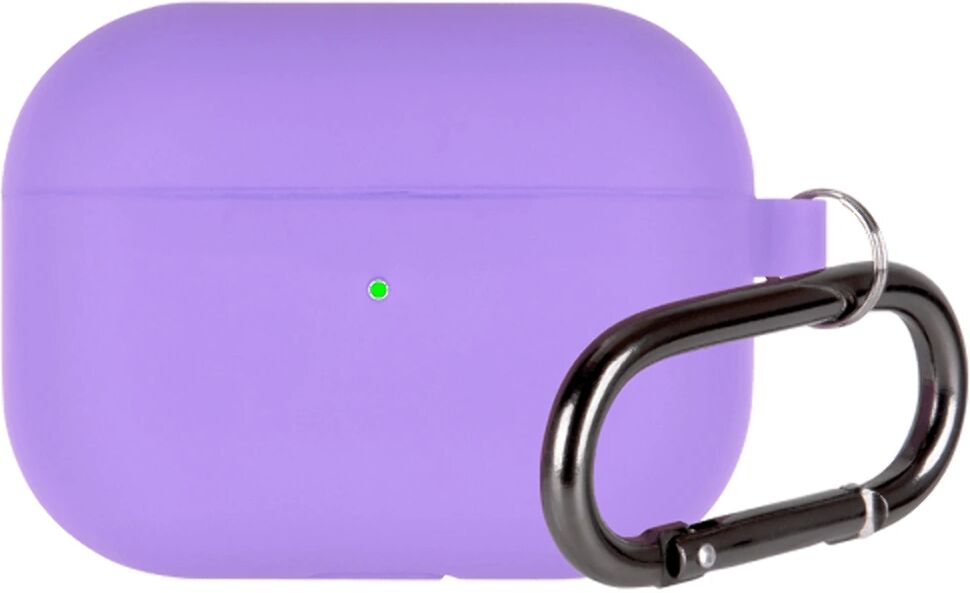 Mercury Pouzdro s karabinou na sluchátka AirPods Pro - Mercury, Silicone Dark Purple