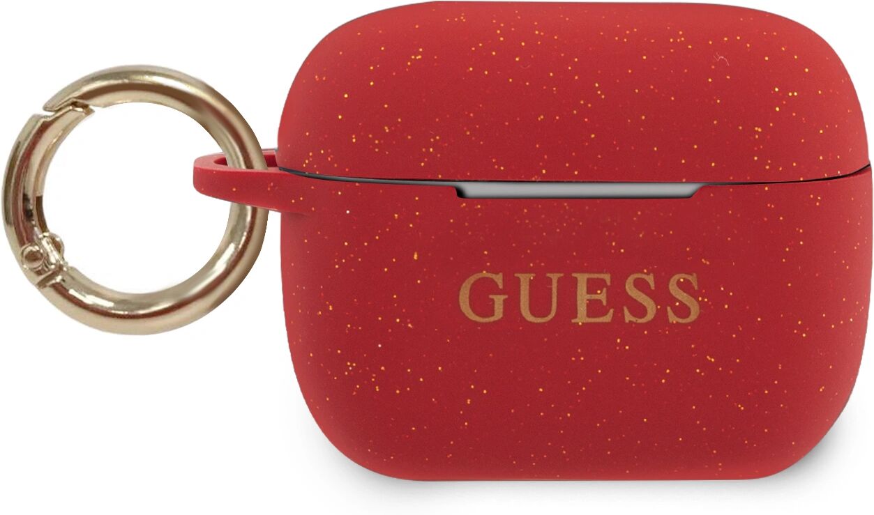 Guess Pouzdro na sluchátka AirPods Pro - Guess, Silicone Red