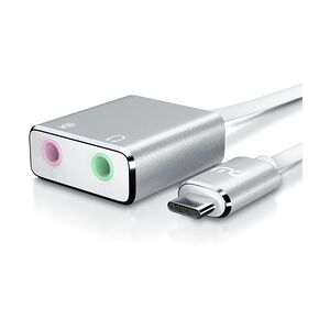 Primewire Externe Soundkarte USB C, USB Typ C auf Klinke 3,5mm, Kopfhörer Adapter, Audio zu USB Adapter, DAC, kompatibel mit Samsung, Huawei UVM.