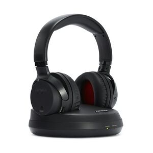 Aiwa WHF-880 Wireless Kopfhörer, schwarz, Ladestation, Over-Ear, 40Hz-18kHz 100m Reichweite PLL