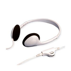 VALUE Stereo Kopfhörer mit Lautstärkeregler, grau