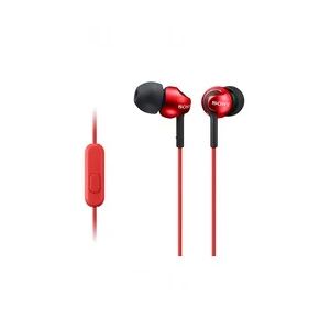 Sony MDR-EX110AP Kopfhörer Verkabelt im Ohr Anrufe/Musik Rot