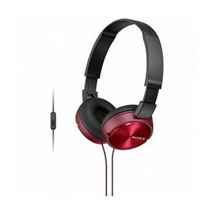 Sony MDR-ZX310AP Kopfhörer Verkabelt Kopfband Anrufe/Musik Rot