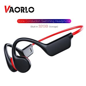 Vaorlo Ture Conduction Wireless-Kopfhörer Ipx8 Wasserdichter Schwimmkopfhörer Hifi Heavy Bass Integrierter 32-Gb-Speicher Bluetooth 5.3