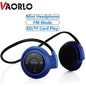 Vaorlo Mini-Bluetooth-Kopfhörer, Kabellose Sport-Headsets, Tf/micro-Sd-Karte, Nackenbügel, Stereo-Bluetooth-Kopfhörer Mit Mikrofon