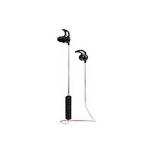 Manhattan Bluetooth In-Ear Headset (Clearance Pricing), Multi Coloured Cable Light, Omnidirectional Mic, Integrated Controls, Ear Hook for Secure Fit, 5 hour usage time (approx), Max Range 10m, Bluetooth v4.0, Rainproof, USB-A charging cable incl,...