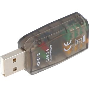 AccuCell Soundkarte USB 2.0 zum Anschluss von Mikrofon und Kopfhörer