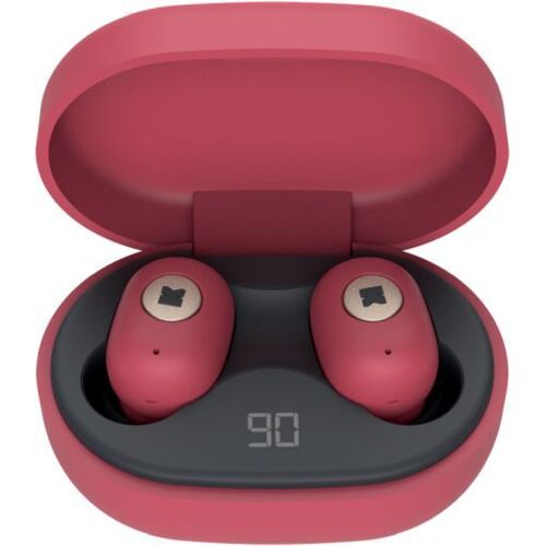 KREAFUNK aBEAN Bluetooth Kopfhörer – spicy red – 6x4x2,6 cm