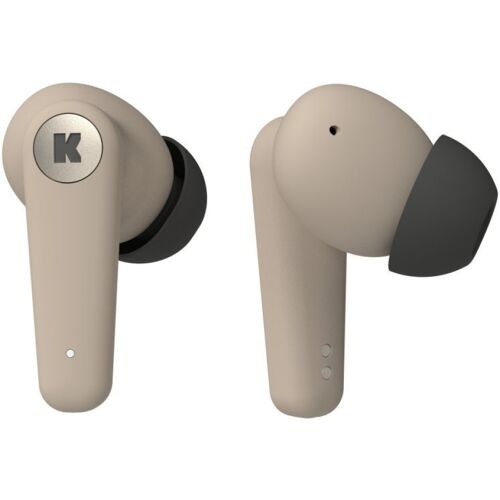 KREAFUNK aSENSE Bluetooth Kopfhörer – ivory sand – 6,2×5,4×2,7 cm
