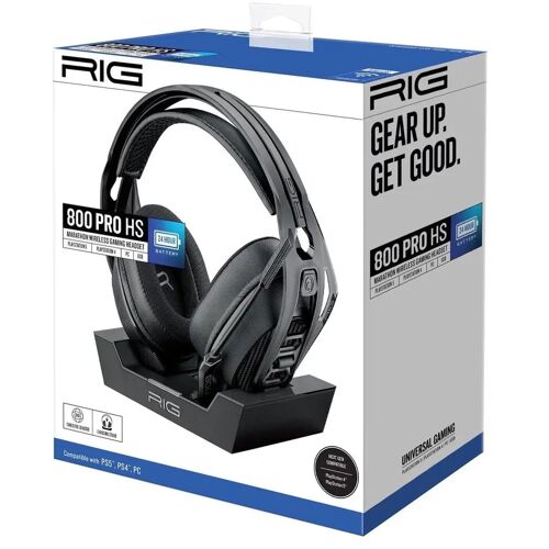 BigBen Nacon Rig 800 Pro Hs Black Wireless Gaming Headset Kopfhörer