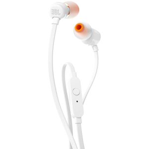 Headphones JBL T110, In Ear, White