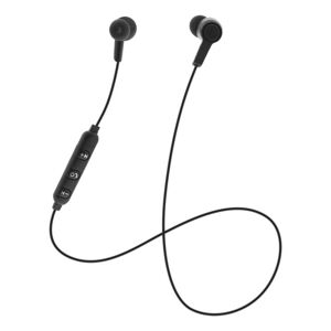 STREETZ In-ear BT headphones with microphone and control buttons, blac
