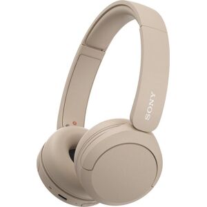 Sony WH-CH520 - Hovedtelefoner med mikrofon - on-ear - Bluetooth - trådløs - beige