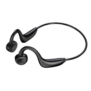 INF Luftledning trådløse hovedtelefoner åbne øre høretelefoner høreværn Sort