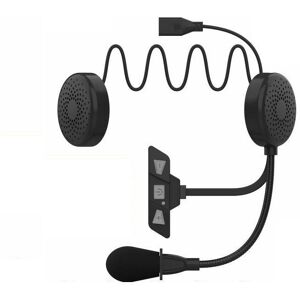 INF Motorcykelhjelm Headset Bluetooth 5.2 Sort