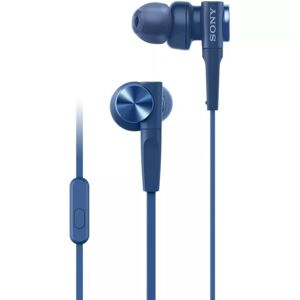 Sony MDR-XB55AP In-Ear Extra Bass Hovedtelefoner med mikrofon til telefonopkald - Blå