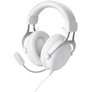 Deltaco WHITE LINE WH85 Stereo gaming headset, 57mm drivers, white