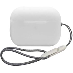 Generic AirPods Pro 2 silicone case with lanyard - White