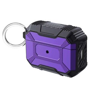 Generic AirPods Pro 2 case with carabiner - Purple