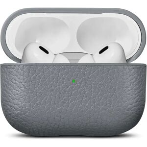 Woolnut AirPods Pro (2. gen.) Ægte Læder Case - Grå