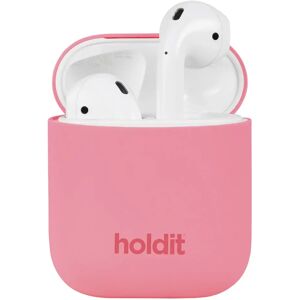 Holdit Silikone Cover Til AirPods (1 & 2. gen.) - Rouge Pink