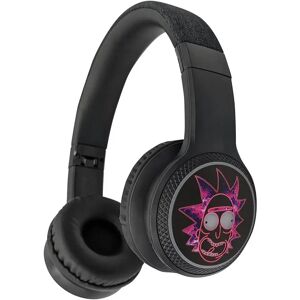 Rick & Morty Trådløs On-Ear Høretelefoner m. LED - Sort