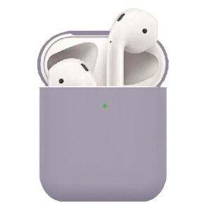 MOBILCOVERS.DK Apple AirPods (1. & 2. gen.) Ultra Tyndt Silikone Cover - Lavendel
