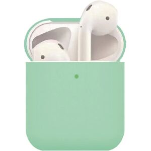 MOBILCOVERS.DK Apple AirPods (1. & 2. gen.) Ultra Tyndt Silikone Cover - Mørkegrøn