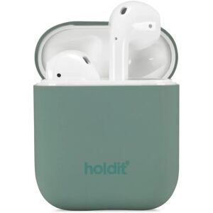 Holdit Silikone Cover Til AirPods (1 & 2. gen.) - Moss Green