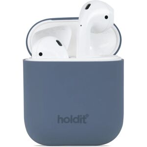 Holdit Silikone Cover Til AirPods (1 & 2. gen.) - Pacific Blue