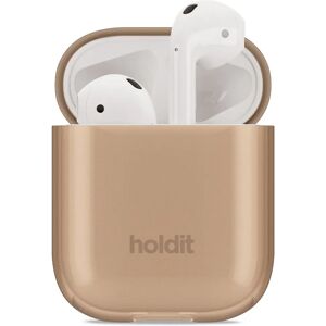 Holdit AirPods (1 & 2. gen.) Seethru Case - Dark Brown