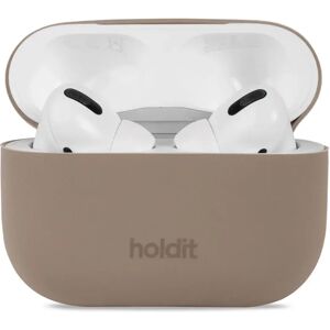 Holdit Silikone Cover Til AirPods Pro 2nd Gen (2022) - Mocha Brown