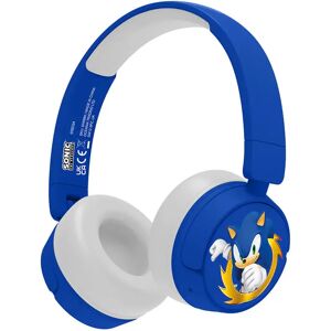 Trådløst Børne Headset On-Ear 85-95dB - Sonic - Blå / Hvid