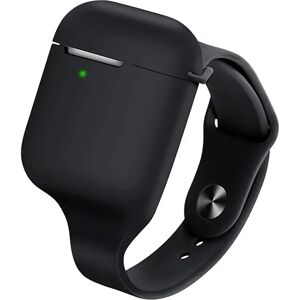 MOBILCOVERS.DK AirPods (1 & 2. gen.) Silikone Armbånd - Sort