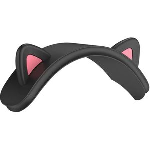 MOBILCOVERS.DK Airpods Max Headset Katteører Silikone Cover - Sort / Pink