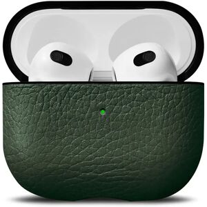 Woolnut AirPods (3. gen.) Ægte Læder Case - Grøn