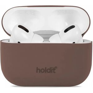 Holdit Silikone Cover Til AirPods Pro - Dark Brown