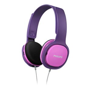 Philips Headset On-Ear til Børn m. Lydbegrænser - Lyserød / Lilla