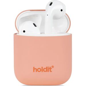 Holdit Silikone Cover Til Apple AirPods (1 & 2. gen.) - Pink Peach