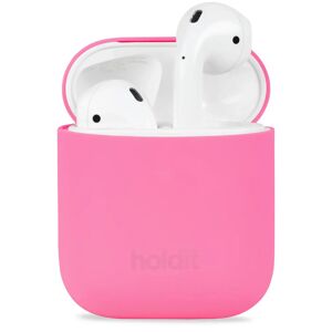 Holdit Silikone Cover Til Apple AirPods (1 & 2. gen.) - Bright Pink