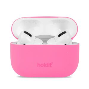 Holdit Silikone Cover Til AirPods Pro - Bright Pink