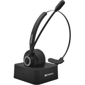 Sandberg Bluetooth Office Headset Pro m. Mikrofon - Sort