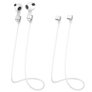 TABLETCOVERS.DK AirPods / AirPods Pro Silikone Neck Strap - Hvid