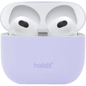 Holdit Silikone Cover Til AirPods (3.gen) - Lavender